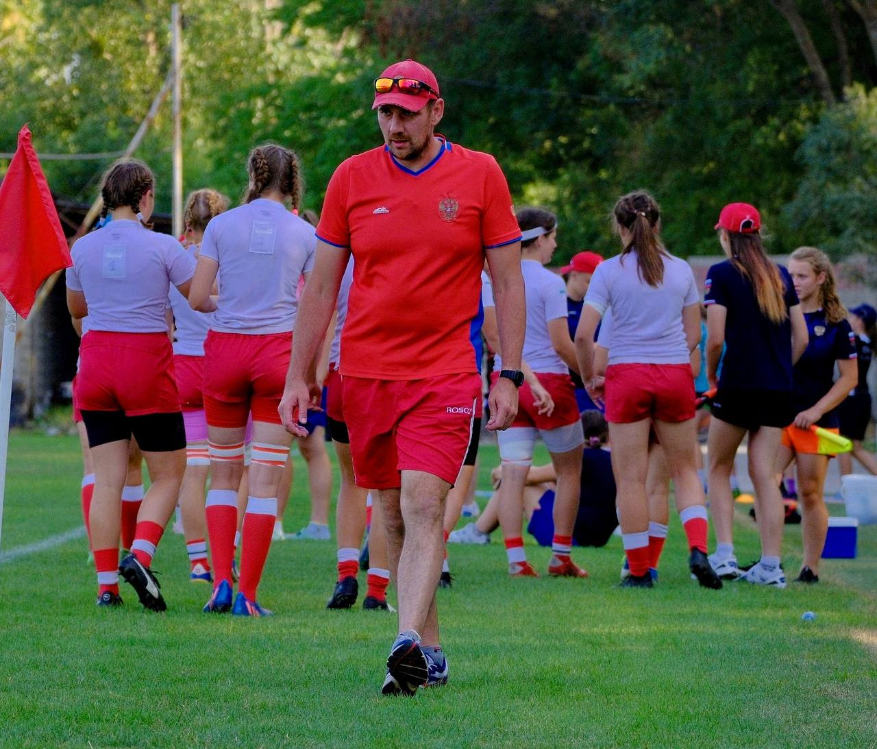 Состав женской юниорской сборной России (U19) по регби-7 на сбор в Кисловодске